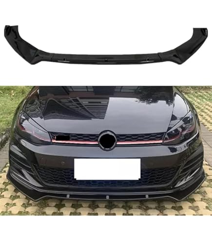 フォルクスワーゲンゴルフ7GTI R-LINE フロントリップ2013-2016 Front Bumper Spoiler Lip For Volkswagen Golf 7 MK7 GTI R